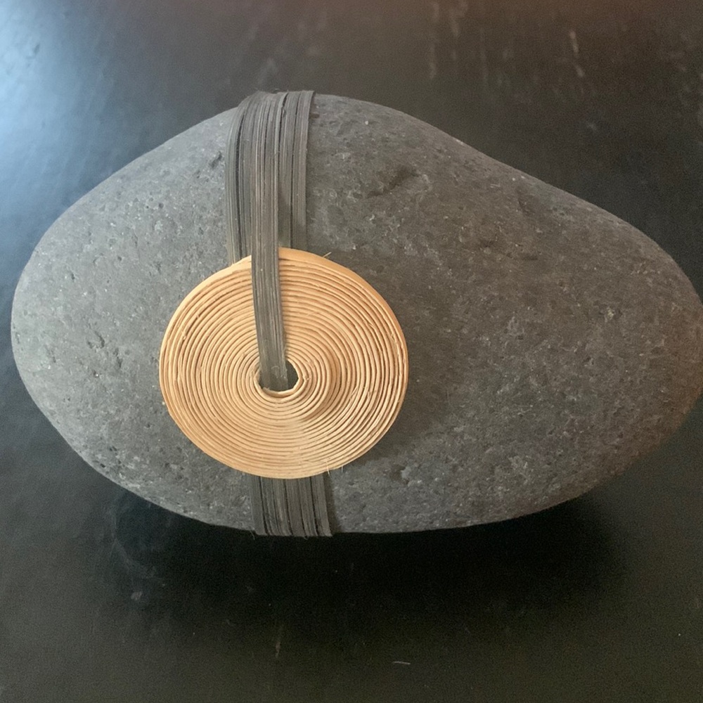 Large Basalt iki stone 7”
